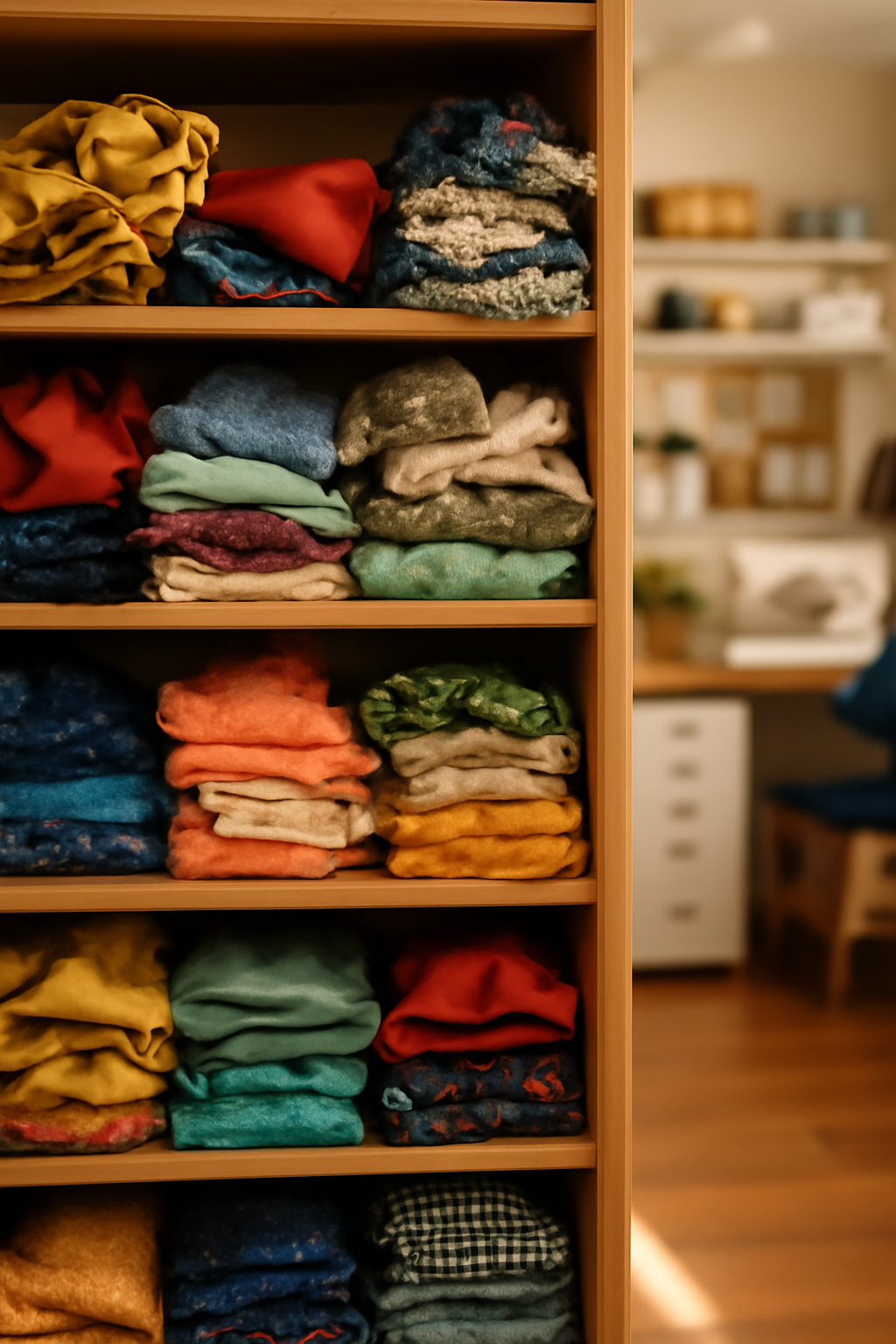 Organiser ses chutes de tissu : astuces de rangement et réutilisation